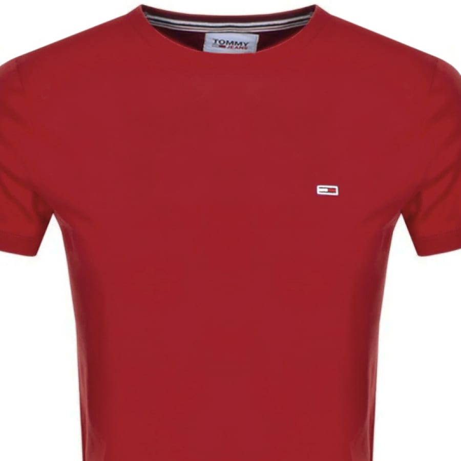 Alternative Image for ProductTommy Jeans Logo T Shirt Red2